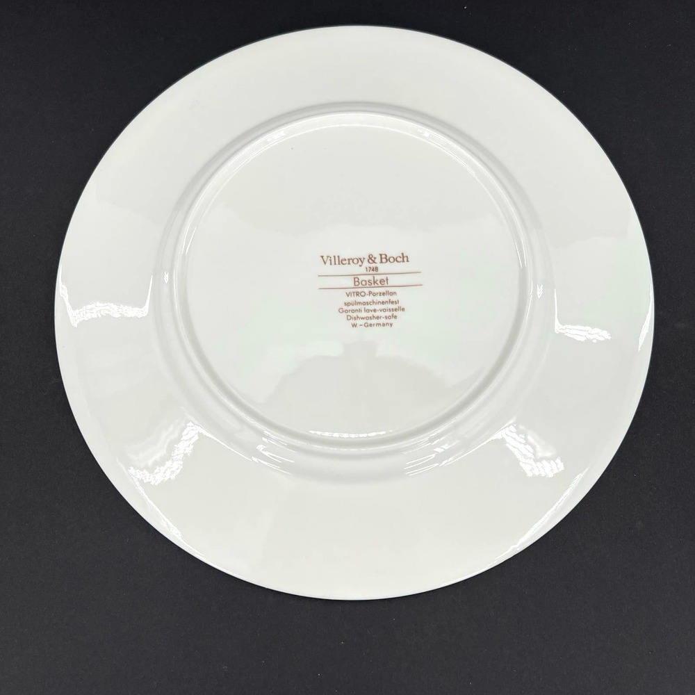 Villeroy & Boch Basket 10,5” dinner plates- set of 3 - Picture 6 of 6
